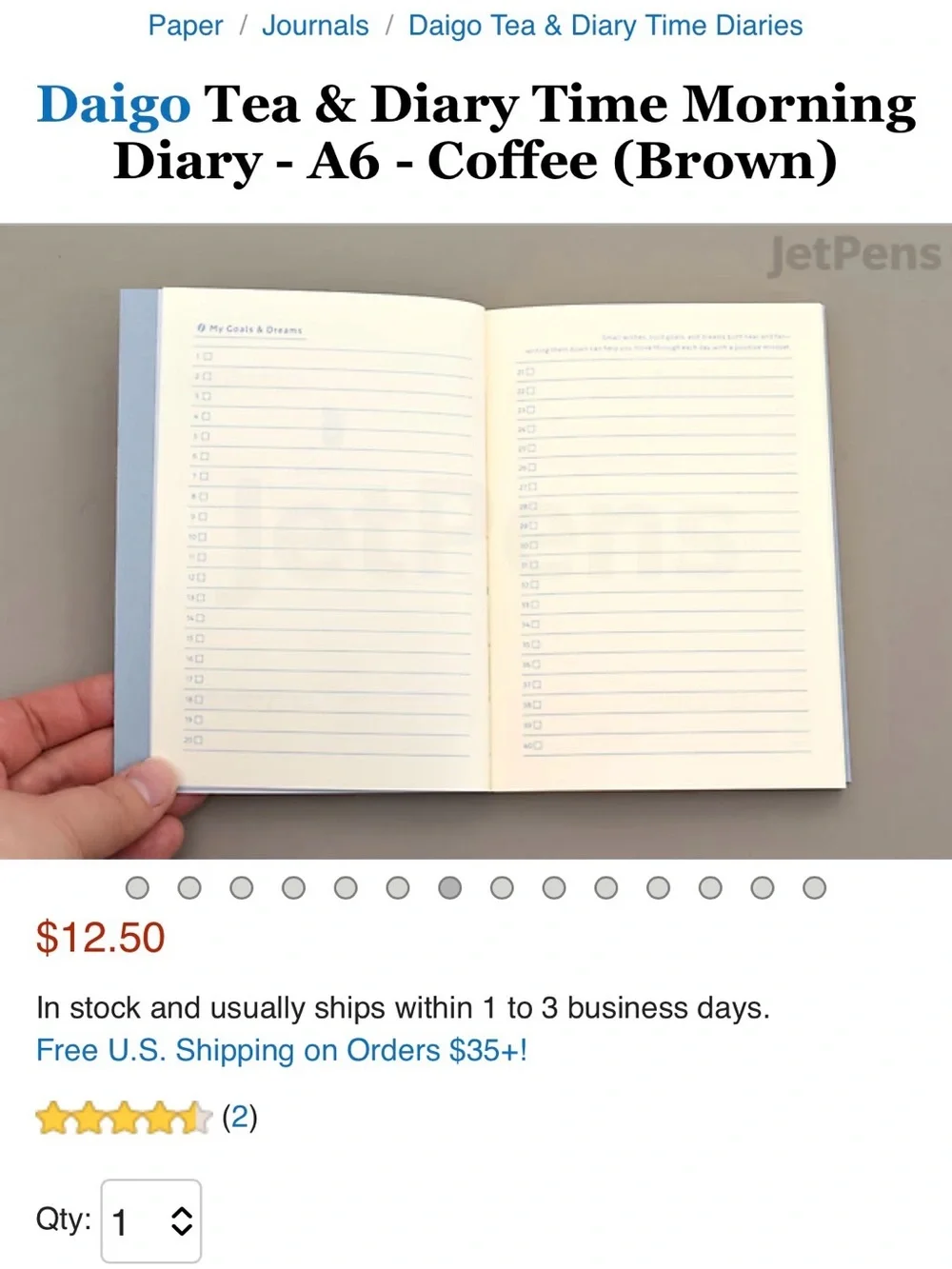 Morning, Coffee & a Journal - Coffee Color